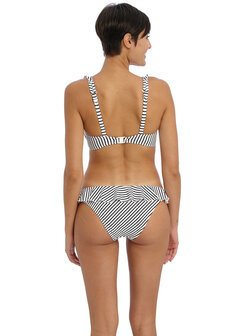 Freya Jewel Cove High Apex Bikinitop Zwart Wit Gestreept 