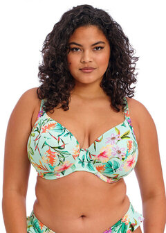 Elomi Sunshine Cove Plunge Bikinitop Aqua