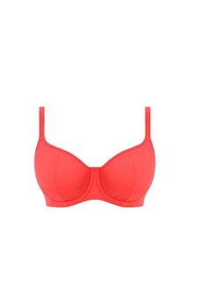 Freya Jewel Cove Sweetheart Padded Bikinitop Plain Sunset