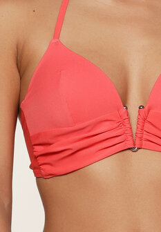 LingaDore Triangle Voorgevormde Bikiniset Rood