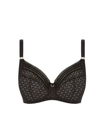 Freya Viva Side Support Bh Zwart Lace Noir