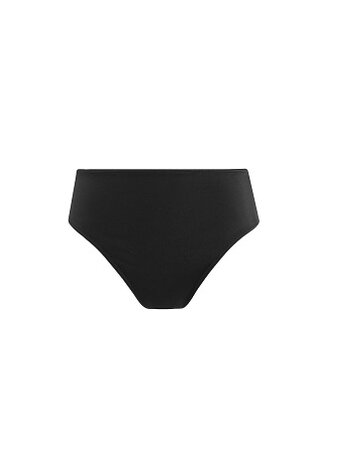 Freya Jewel Cove Hoge Bikinislip - High Waist Bikinislip Effen Zwart