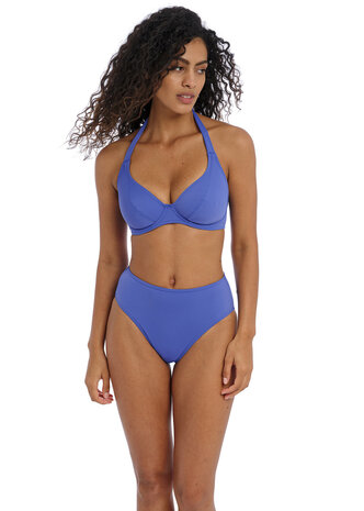 Freya Jewel Cove Hoge Bikinislip - High Waist Bikinislip Blauw