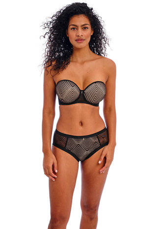 Freya Tailored Strapless Bh Zwart