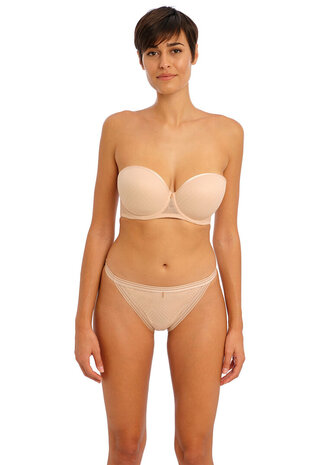 Freya Tailored Strapless Bh Natural Beige