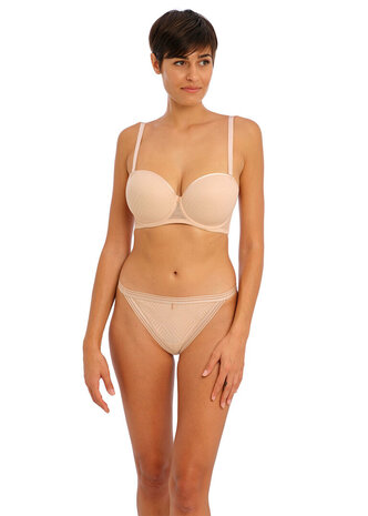 Freya Tailored Strapless Bh Natural Beige