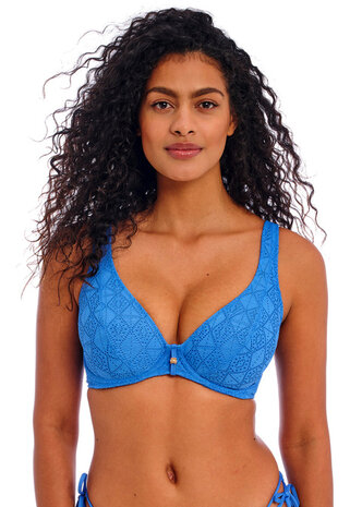 Freya Nomad Nights High Apex Bikinitop Blauw