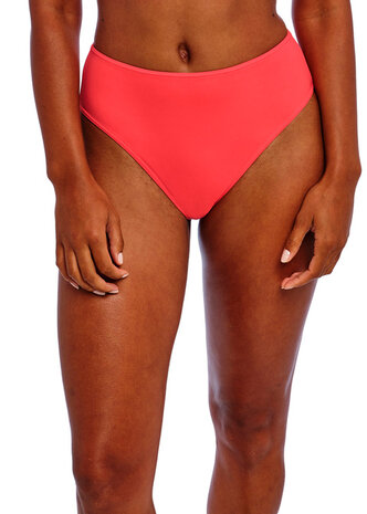 Freya Jewel Cove Hoge Bikinislip - High Waist Bikinislip Plain Sunset