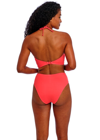 Freya Jewel Cove Hoge Bikinislip - High Waist Bikinislip Plain Sunset