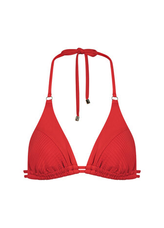 Cyell Scarlett Triangle Bikinitop Rood