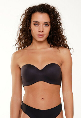 LingaDore Daily Essentials Strapless Bh Memoryfoam Zwart